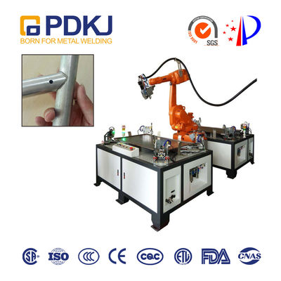 1kw Integrated Pipe Industrial Welding Robot Workstation For Aluminum